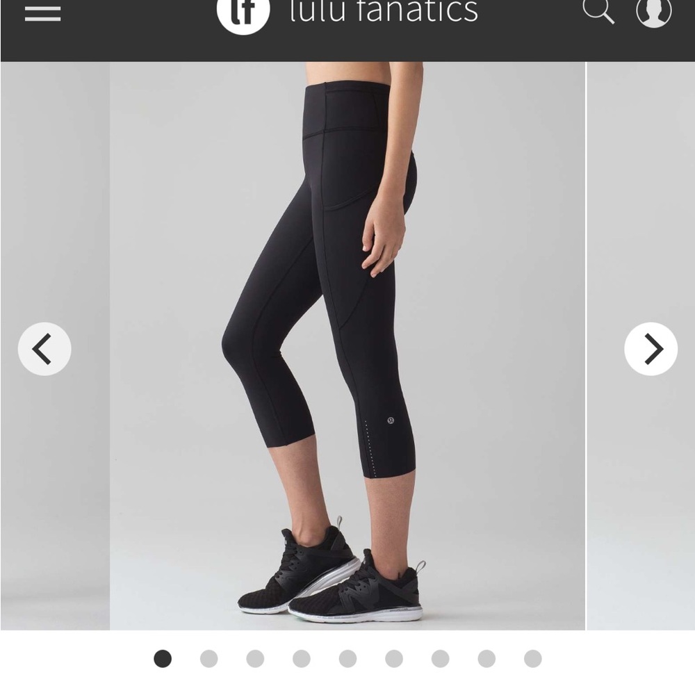 Lululemon Fast and Free Crop